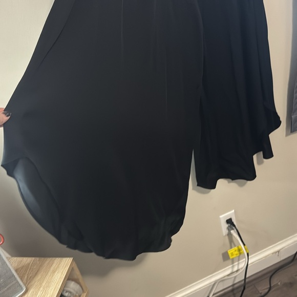 Quince Black Washable Stretch Silk Palazzo Pants - Picture 4 of 7